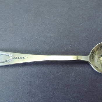 Sterling Silver Salt Spoon by International Silver Co., Westover Pattern