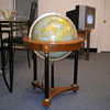 ANTIQUE ILLUMINATED 16" GLOBE ... LATE 40s' to mid 50s'