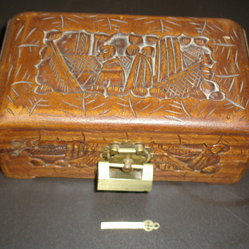 My Mother's Chest Box with Unusual Lock - Furniture