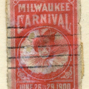 1900 Milwaukee Carnival Stamp - Stamps