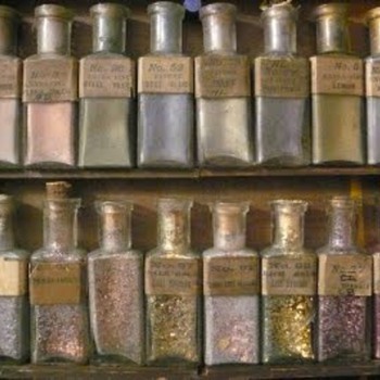 The Earliest Set of Boxed Paints Collection Jim Linderman Dull Tool Dim Bulb - Folk Art