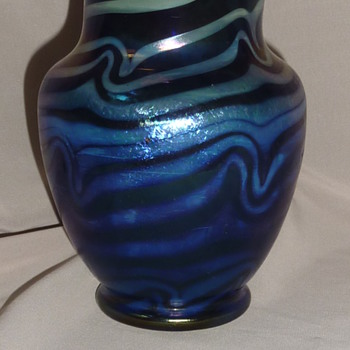 Heckert silberband vase - Art Glass
