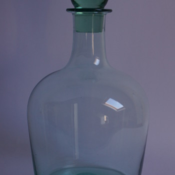 Whitefriars Emerald Green Decanter