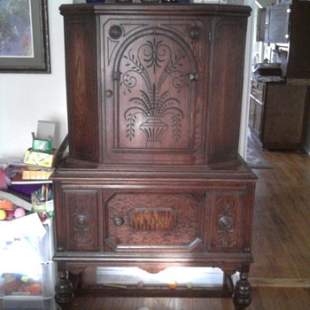 Handcarved Hutch - Furniture