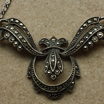 Silver and Marcassite necklace - Fine Jewelry
