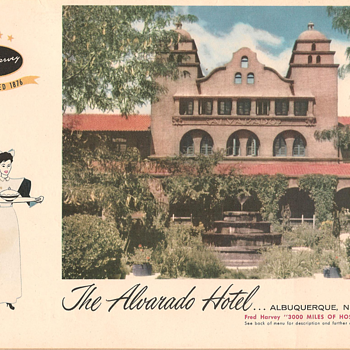 Harvey House Menus 1957 (part #1) - Paper