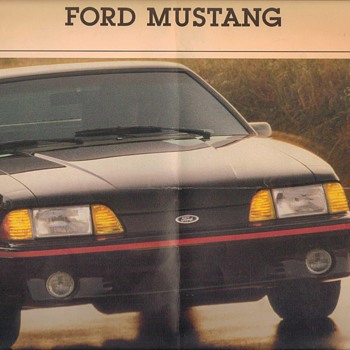 1988 Ford Mustang GT Sales Brochure - Advertising