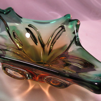 Murano Sommerso Console bowl