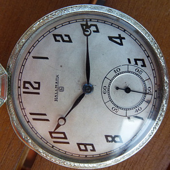 Swiss Hallmark 21 jewel pocket watch