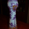 Riedel Vase. Acid etched, Flashed and stained. circa 1905