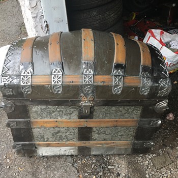 Antique Romadka Brothers Trunk - Furniture