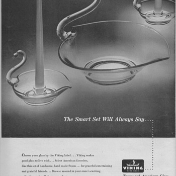 1950 Viking Glass Advertisement - Advertising