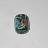 Glass Bead with flowers