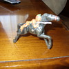metal indian on horse
