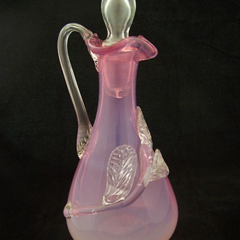 1960s Hand Made Murano Vetro Artistico Veneziano Cruet - Art Glass