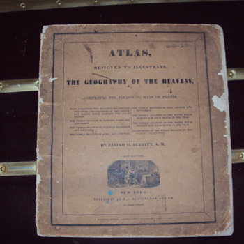 1835 Atlas, The Geography Of The Heavens by Elijah H. Burritt, A. M. - Books