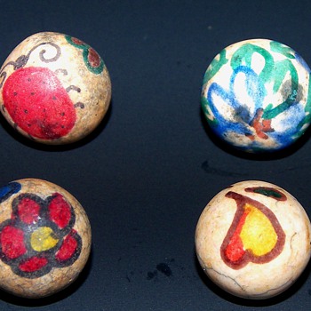 Folk Art Marbles - Art Glass