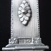 Large silver Empire brooch
