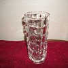 heavy glass vase stamped france 22