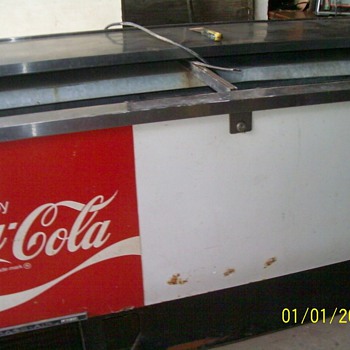 This is an old coca cola beverage cooler made by beverage air any idea of value it has a stainless top and two stainless doors