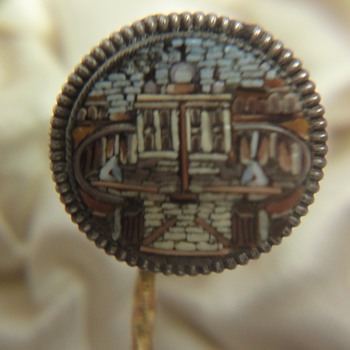 Miracle of precision and accuracy; Micro Mosaic stick pin