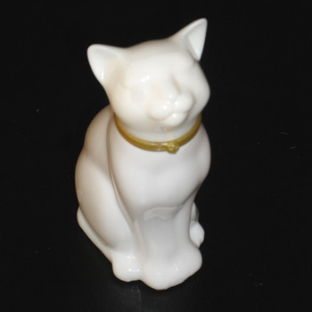 My white cat perfume bottle - Avon