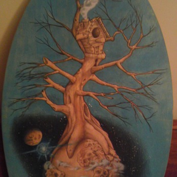 Vern Kittler skim board art
