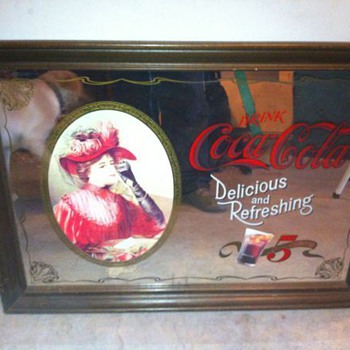 Classic Coca Cola Mirror.