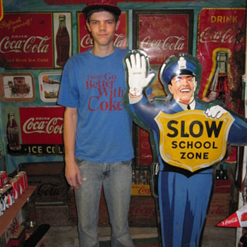 1958 Coca Cola Crossing Guard