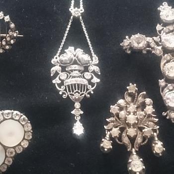 My collection of antique paste jewelry - Fine Jewelry