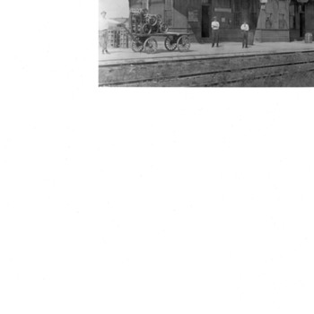 Grandfather's railroad station postcard