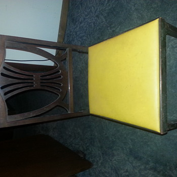  closet  chairs,  set of four,  great  condition, circa 1920