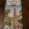 Standard Oil 1949 Florida Road Map