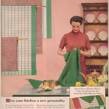 1950 Martex Towels Advertisement