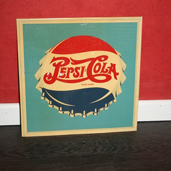 pepsi cola tin sign