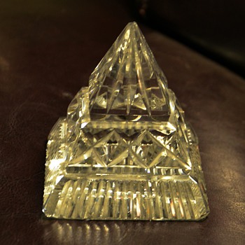 Crystal Pyramid? - Glassware