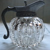 brilliant cut syrup pitcher