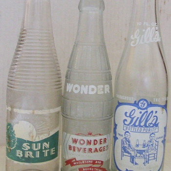Some ACL soda pop bottles~Wonder Beverages  