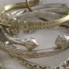 Help Identify Bracelets - Silver and Zinc(?) Tribal Handmade