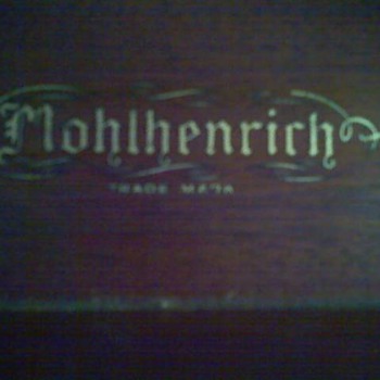 Mohlhenrich  Walnut Armoir- Gold Leaf Emblem - Furniture