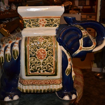 Elephant Garden Stool - Animals