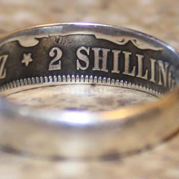 1894 South African 2 Shillings Ring - World Coins