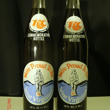 Twin commemorative RC bottles(unopened). - Bottles