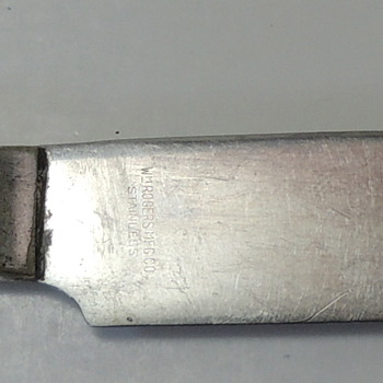 WM Rogers MFG Co. Silverplated Table Knife - 1939 World's Fair Theme Building - New York City