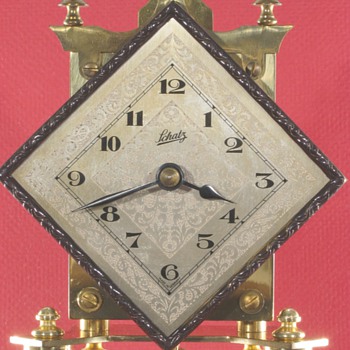 Schatz Diamond Dial 400 Day Clock, 1953