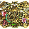 HUNTING SNAKE HAIR BARRETTE