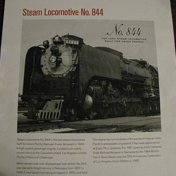 Steam Locomotive No. 844