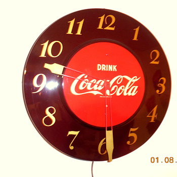 1950's Coca-Cola Clock - Coca-Cola