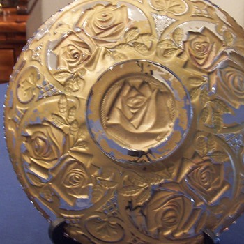 An Interesting Plate  - Glassware