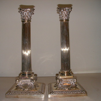 Silver Candle Holders - Sterling Silver